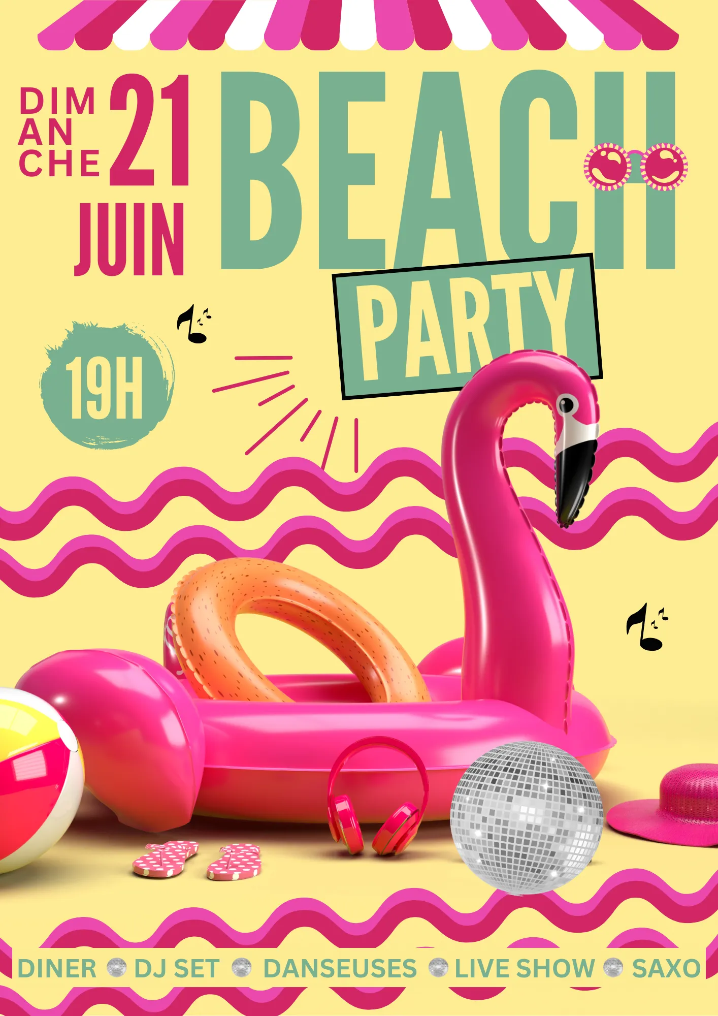 Beach Party à la Maison Louveciennes !