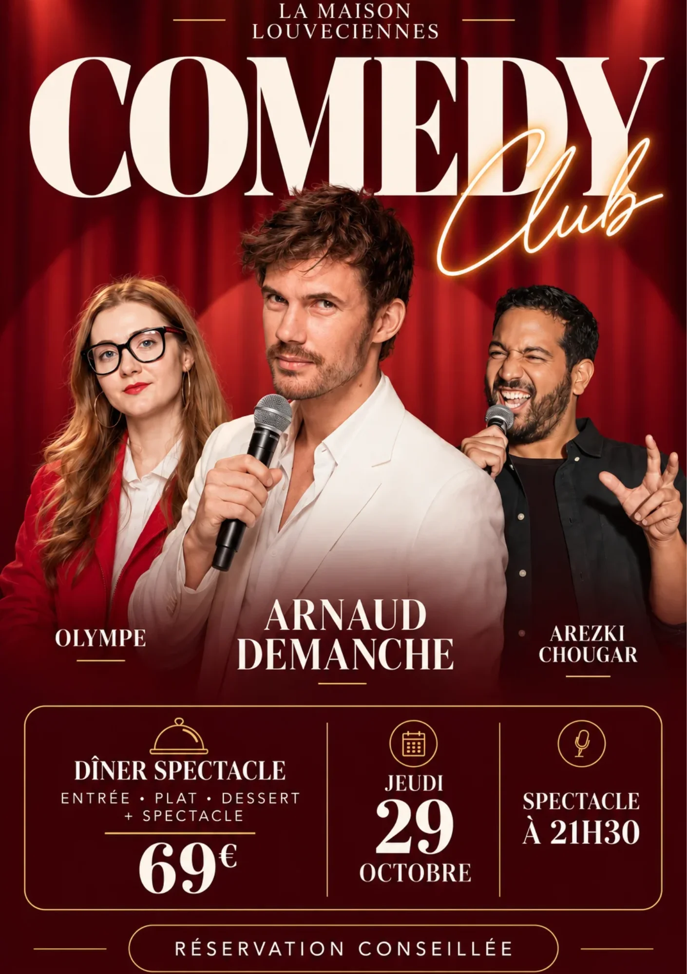 Notre prochaine édition du Comedy Club !